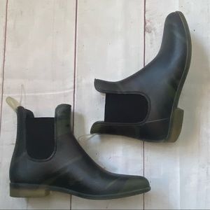 J. Crew Chelsea Camo Rain Boots. Size 9